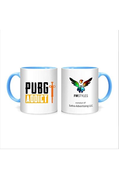 Generic FMstyles PUBG Addict Mug, Blue, FMS437