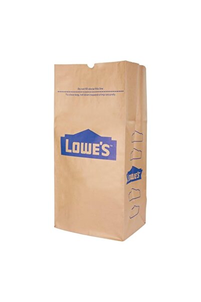 Generic Lowe's 30 Gallon Heavy Duty Brown Paper Lawn and Refuse Bags for Home...