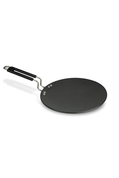 Generic AGARO Elite Hard Anodised Tawa, 25cm Diameter, Riveted Handle, 4 mm T...
