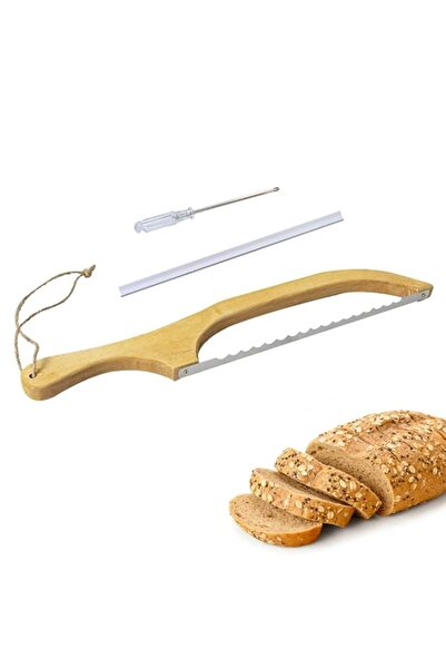 Generic Stainless Steel Serrated Bread Knofe,Bow Saw for Slicing,Sourdough Sl...