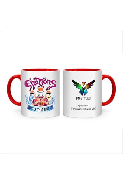 Generic FMstyles Emotions Bottle that Shit up Mug, Red (FMS562)