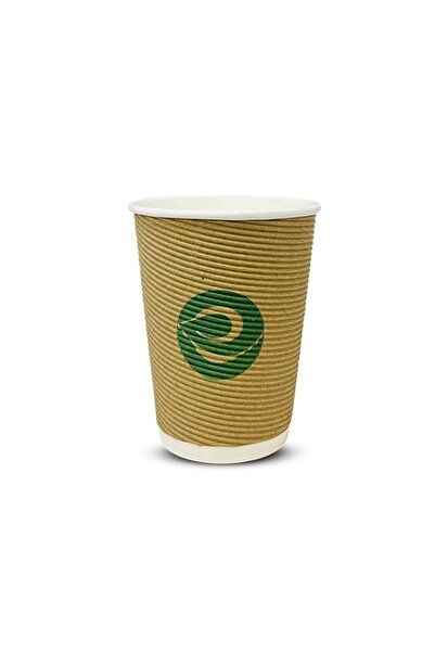 Generic ECO SOUL [120ml, 80Count] Disposable Ripple Paper Cups | Eco-Friendly...