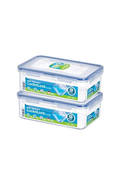 Generic LocknLock Classic Rectangular Containers, Set of 2 Piece, 1 Liter HPL...
