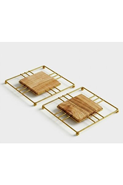 Generic Premium Trivet Set, Gold Metal, Heat Resistant, Non-Slip, for Cooking...
