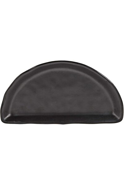 Generic SERVEWELL MELAMINE HORECA ARC PLATTER SMALL BLACK 22.8X12CM S-2608_02