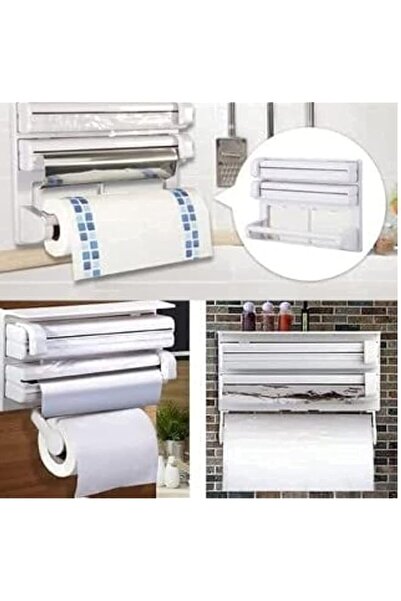 Generic TRIPLE PAPER DISPENSER,hitchenplastic frame comfortable usecompact de...