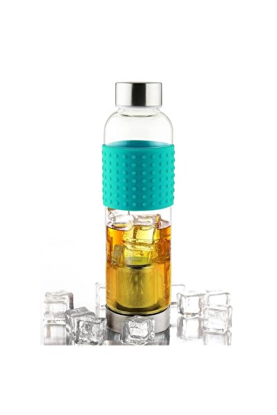 Generic Asobu Glass Drinkware, 14 Oz., Teal, IT2GO