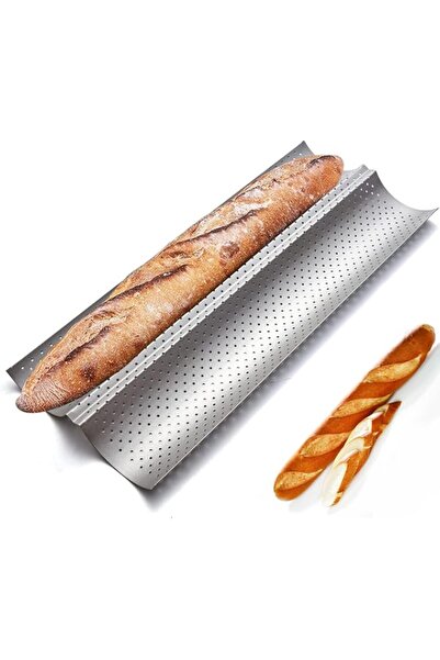 Generic Joyzzz Nonstick Baguette Pans, 2 Loaf Capacity Perforated Baking Pan ...