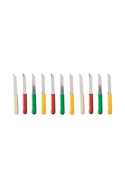 Generic Pack of 12 Multicolor Stainless Steel Knives – 17.5cm Length, Precisi...