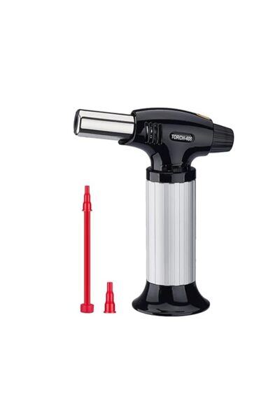 Generic Kitchen Butane Torch Lighter with Safety Lock, Adjustable Flame, Refi...