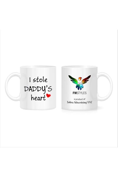 Generic FMstyles I Stole Daddy's Heart White Mug, FMS395
