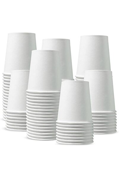 Generic Khaleej Pack Premium 4 oz – 200 White Paper Cups Disposable Espresso ...