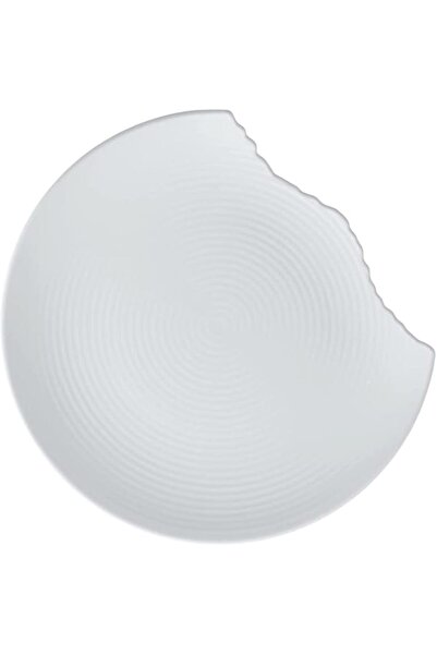 Generic Servewell Melamine Horeca White Crest Plate 9" Fade-Resistant Dishware