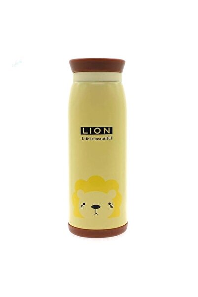 Generic Stainless Steel Cute Cartoon Animal Lion Thermos Travel Mug Vacuum Cu...