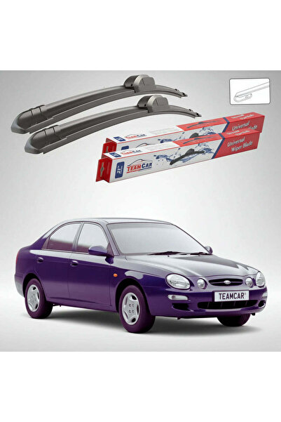 TEAMCAR Windshield wipers Kia Shuma I FB Hatchback 1997-2001 | Front Set Flat...