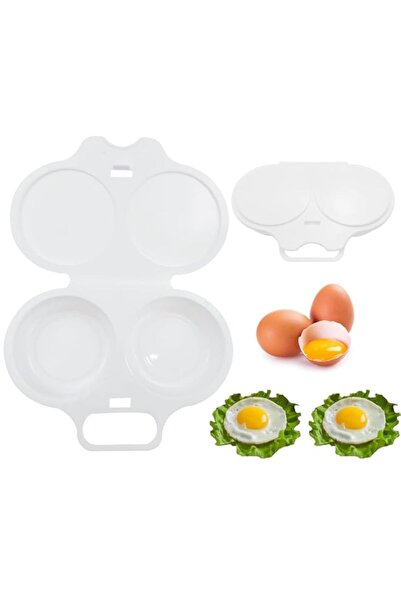Generic YelaJoy Microwave Egg Poacher, 2 Cavity Nonstick Egg Boiler with Lid,...