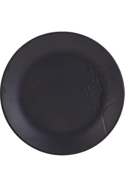 Generic Servewell Melamine Horeca Black Embossed Plate 19Cm