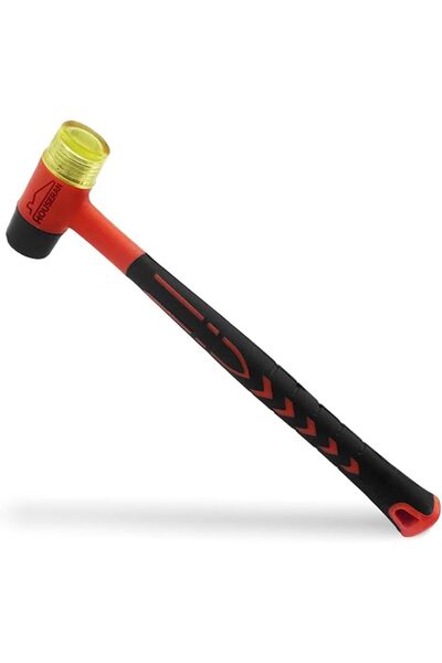 GENERAL Hosiran Small Rubber Mallet - Nylon Hammer for Vinyl Flooring, Tile, ...