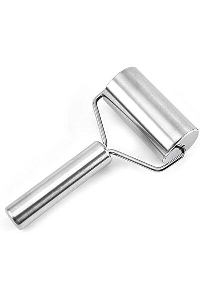 Generic ECVV Stainless Steel Rolling Pin Pastry Pizza Baker Roller Metal Kitc...
