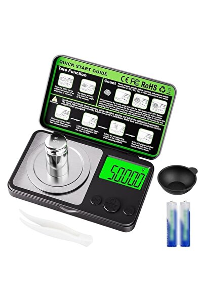 Generic Digital Milligram Scale 50g x 0.001g, Ultra-Precision Pocket Micro Sc...