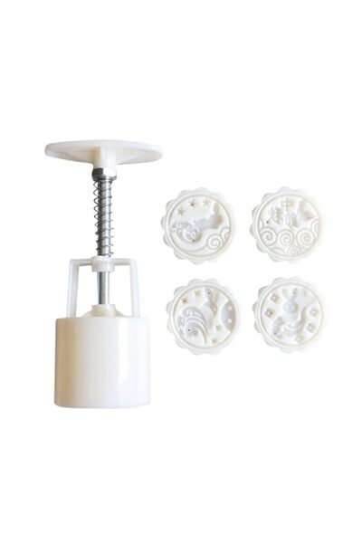 Generic Mould Moon Cake Mold Mould White Set Mooncake Decor Kitchen Supplies ...