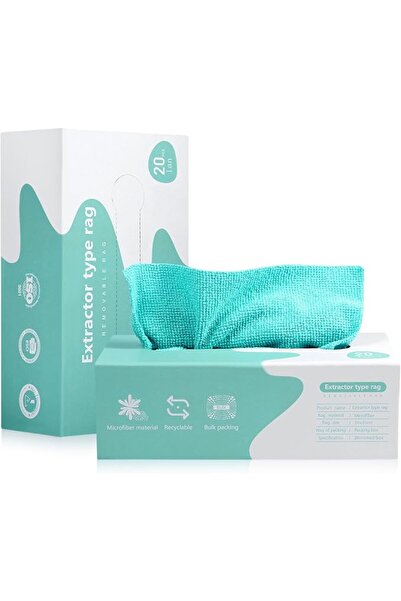 GENERAL Luiruey Microfiber Cleaning Cloth Rags in A Box (20 Count) -7.9" x 7....