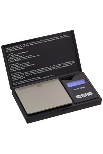 Generic Digital Pocket Scale 500g by 0.01g Grammes for Jewellery Scale, Black