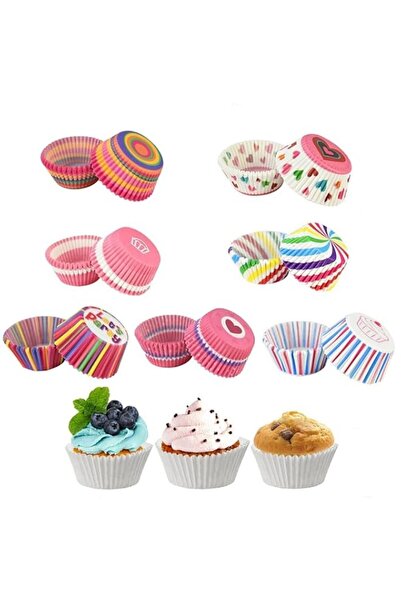 Generic 200 Pcs Muffin Cupcake Paper, Cake Muffin Chocolate Cupcake Liner Bak...