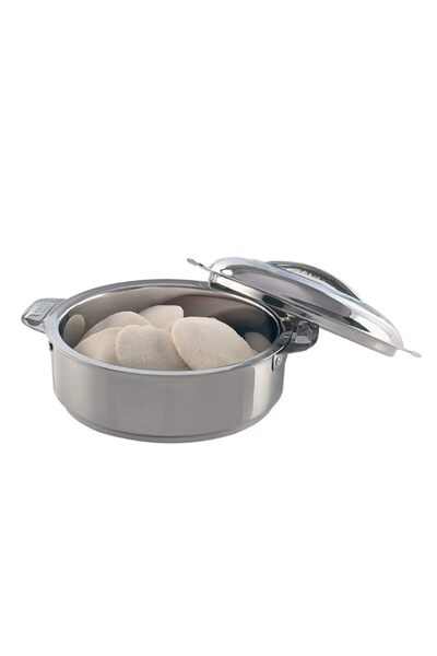 Generic Borosil Stainless Steel Insulated 900 ml Server Casserole | Idli/Roti...