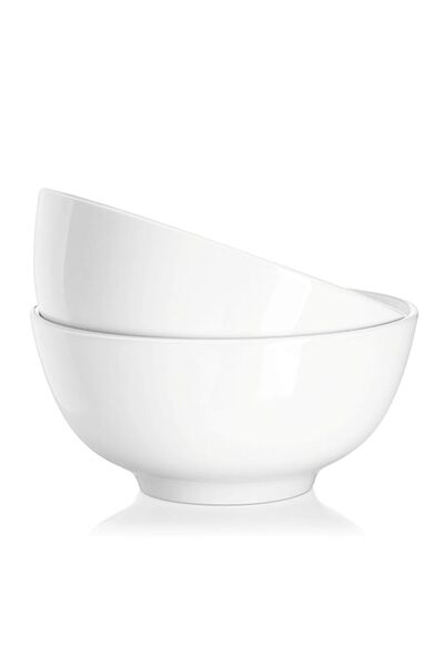 Generic DOWAN Porcelain Serving Bowls, 2.8 Quarts Large Salad Bowls, 2 Packs,...