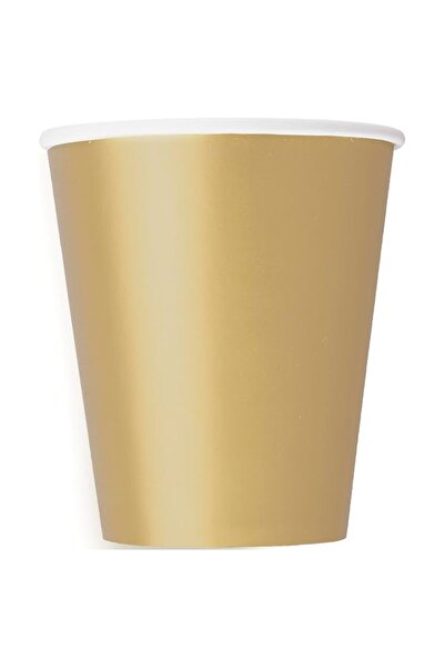 Generic Unique Gold Cups 9oz – Pack of 14. Perfect for birthdays, weddings, p...