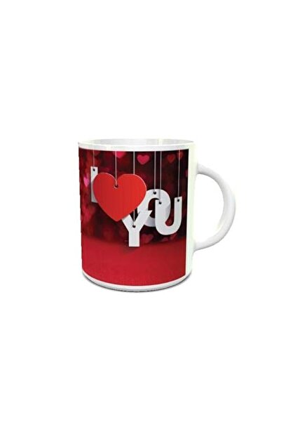 Generic Impress I Love You Note Design Ceramic Coffee Mug (White)