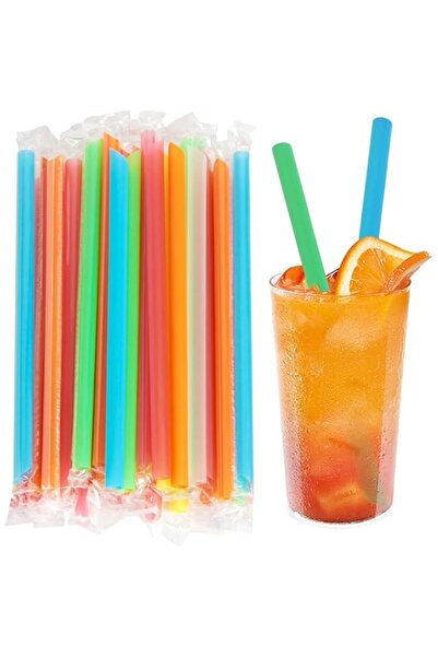 Generic Colorful Jumbo Drinking Straws for Bubble Tea, Smoothies, Milkshakes,...