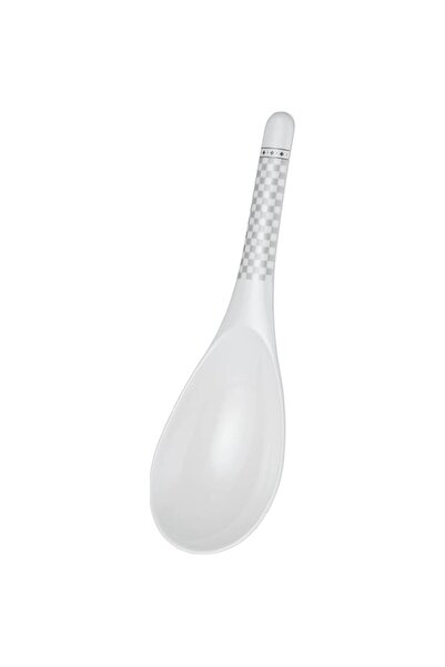 Generic Servewell Checkers Traditional Serving Spoon, White, 21 cm, R-0125