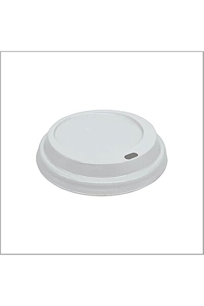 Generic Disposable Coffee Cup Lids – White Dome Lids for 8 oz & 12 oz Paper C...