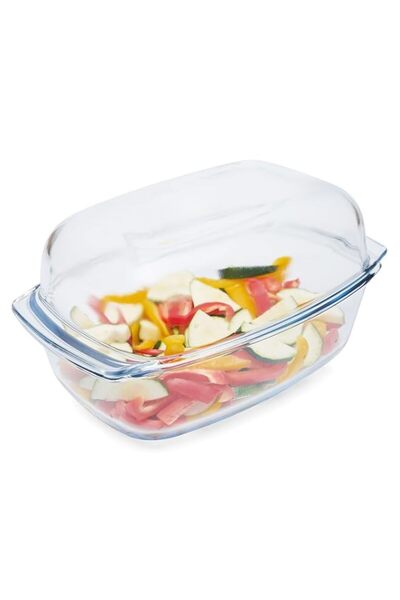 Generic Termisil, Glass Casserole Rectangular, 7L,borosilicate (heat-resistan...