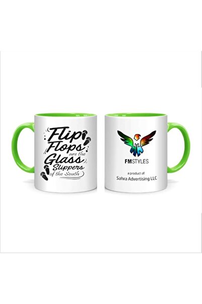 Generic FMstyles Funny Flip Flops Are the Glass Slipper of the South Mug, Gre...
