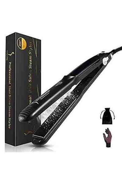 Generic Steam Hair Straightenerprofessional steam flat iron Iron with Anti-St...