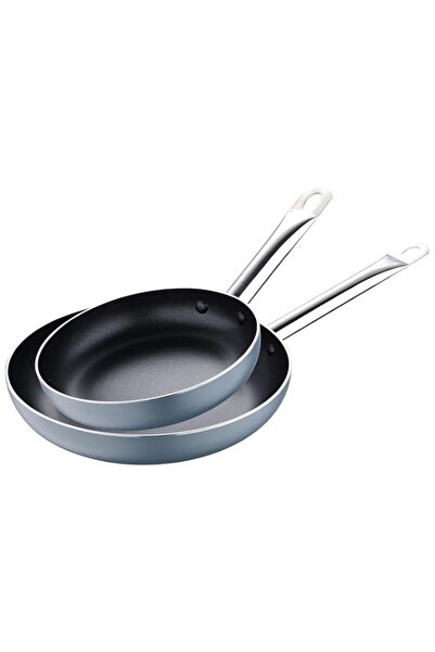 Generic Bergner Set of 2 Frying Pans – Made of Pressed Aluminium – Total Anti...