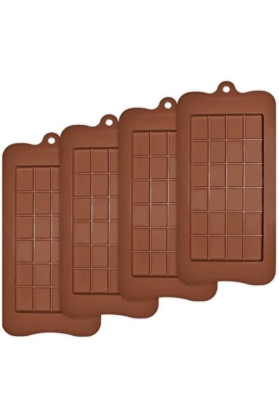 Generic Break-Apart Chocolate Moulds, Set of 4 Packs Food Grade Non-Stick Sil...