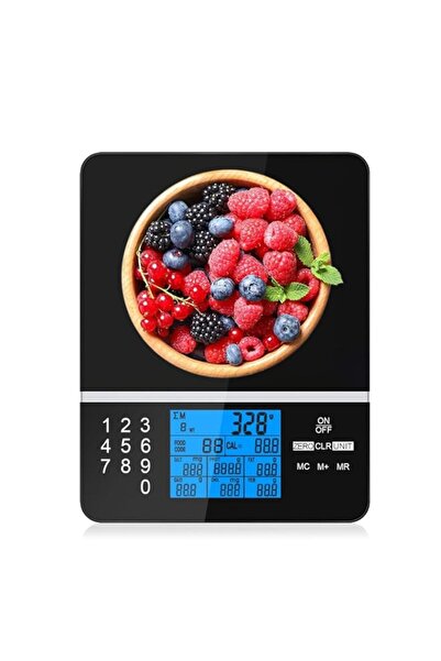 Generic TeamSky Kitchen Diet Scale, Max 5kg/11Ib Digital Food Nutrition Scale...