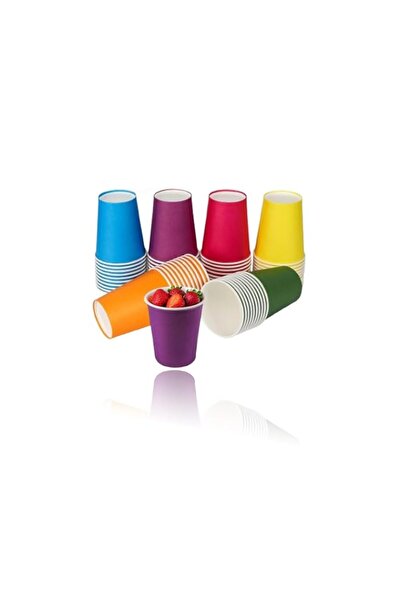 Generic Sweet seven 120 Multicolor Paper Cups - 9oz Party Cups for DIY Holida...