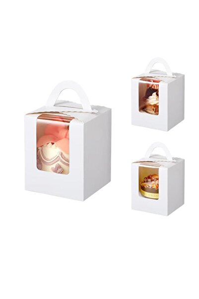 Generic TERRIFI Cupcake Boxes, Individual Cupcake Boxes, Muffins Cupcake Carr...