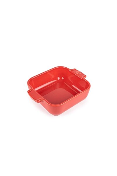 Generic Peugeot Appolia Square Dish 18cm Red. Ceramic. Mechanical and Thermal...