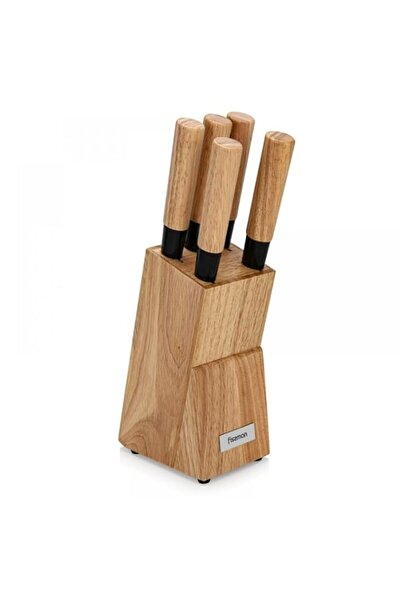Generic Danube Home Fissman Kitchen Knife Set 6pcs With Wooden Block Stainles...