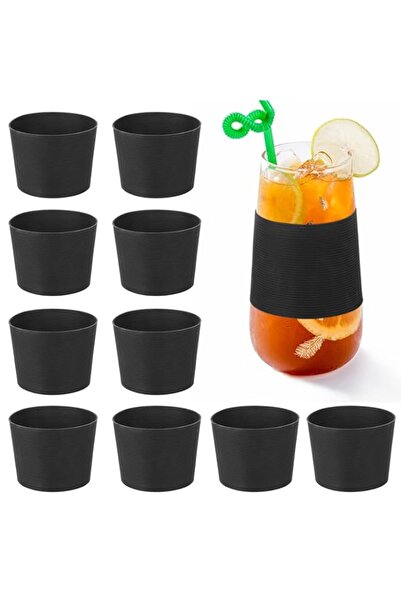 Generic Bukela Silicone Nonslip Cup Sleeve, Reusable Glass Bottle Mug Cup Sle...