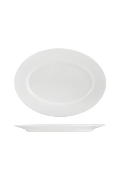 Generic Arcoroc Intensity Oval Plate - White