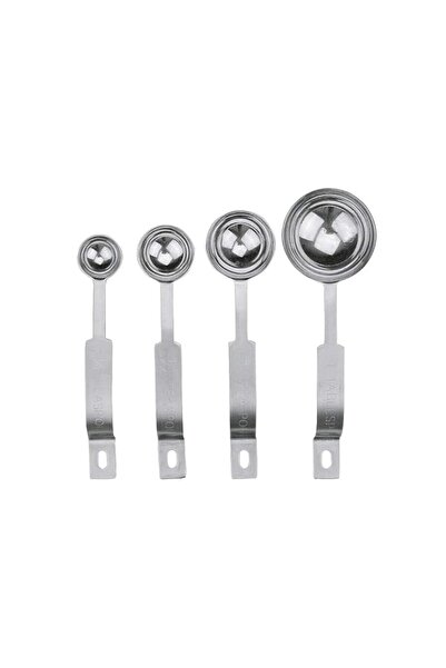 Generic Städter 509207 Measuring Spoons Set of 4 Silver