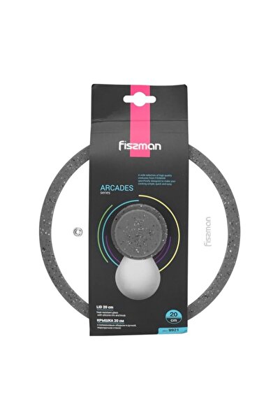 Generic Fissman Universal Lid for Pots, Pans and Skillets - Tempered Glass wi...