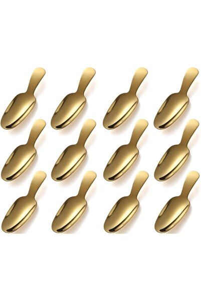 Generic Dessert Spoon, MAKINGTEC 12 Pcs Stainless Steel Salt Spoon Short Hand...